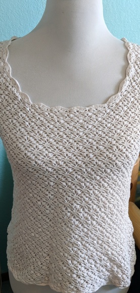 Banana Republic Tops - Beautiful crocheted blouse